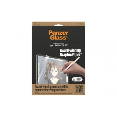 Skærmbeskytter til iPad – PanzerGlass Graphic Paper, 11" iPad Pro (1./2. gen.)