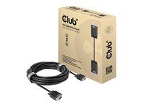 VGA-kabel 10 m - Club 3D, HD-15 han til han, 1080p, afskærmet billede