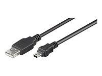 USB-kabel Goobay USB 2.0 til mini-USB B, 1,5 m, sort billede