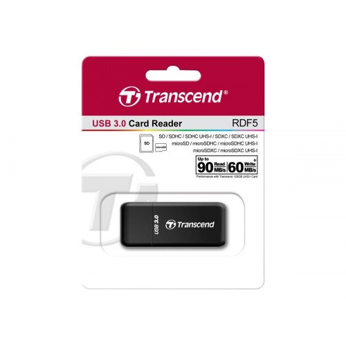 Kortlæser USB 3.0 – Transcend (SD/microSD)