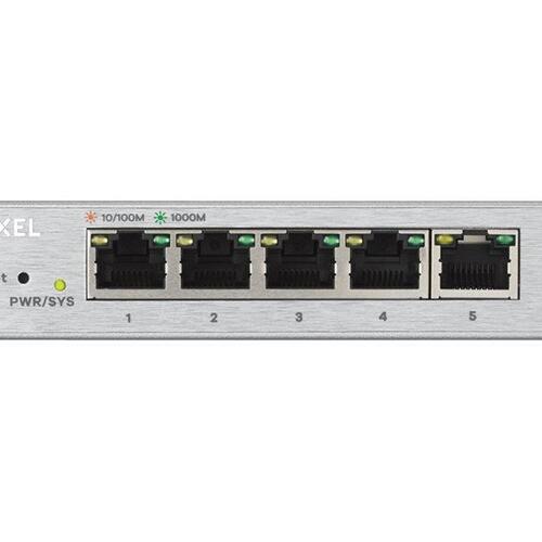 Netværksswitch Zyxel GS1200-5 – 5-ports Gigabit, administreret