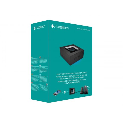 Bluetooth adapter til højttalere - Logitech trådløs audiomodtager (sort)
