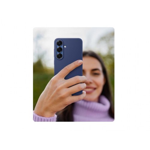 Mobilcover til Samsung Galaxy S25 – Samsung EF-PS931, blå silicone bagsidecover