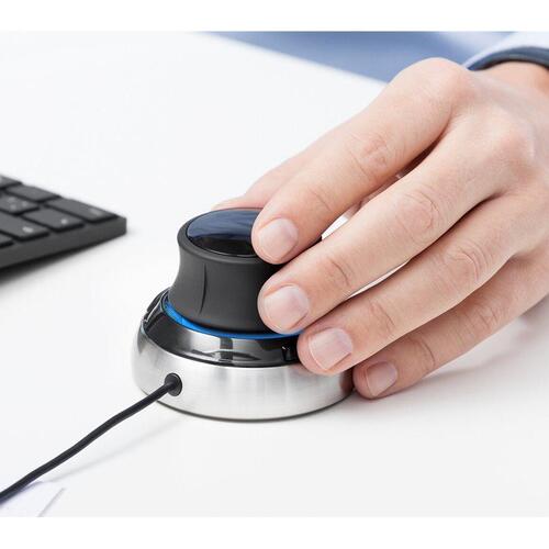 3D mus 3Dconnexion SpaceMouse Compact – kablet, sort/sølv