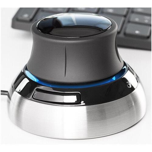 3D mus 3Dconnexion SpaceMouse Compact – kablet, sort/sølv