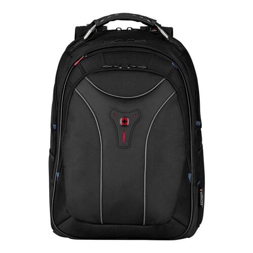 Rygsæk til laptop 17" – Wenger Carbon, sort polyester