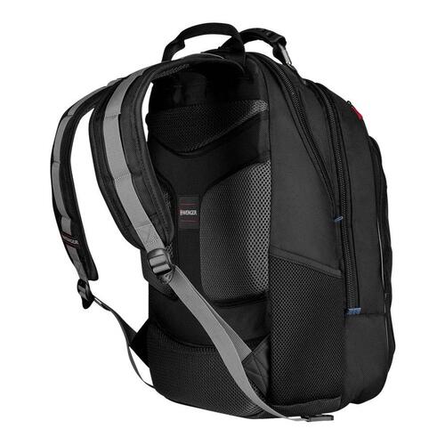 Rygsæk til laptop 17" – Wenger Carbon, sort polyester