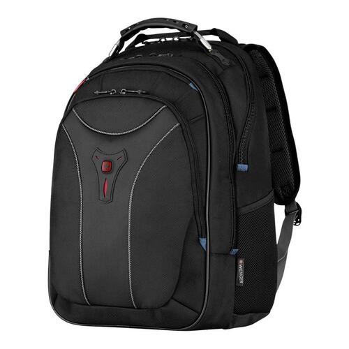 Rygsæk til laptop 17" – Wenger Carbon, sort polyester