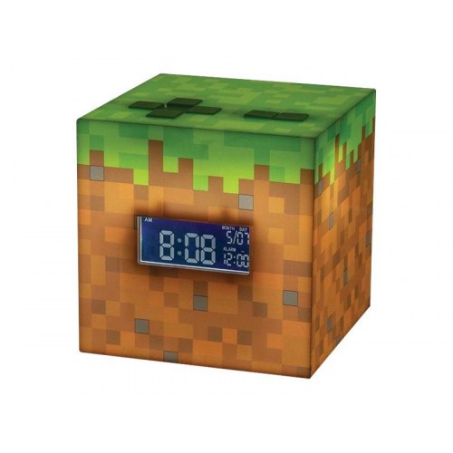Vækkeur Minecraft blok - Paladone