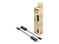 HDMI til USB-C adapterkabel - Club 3D CAC-1333, sort billede