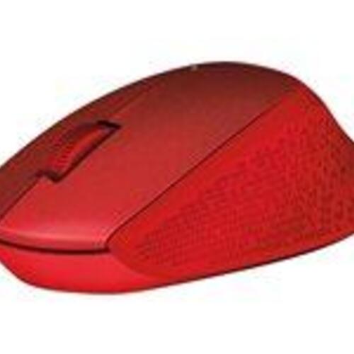 Trådløs mus Logitech M330 Silent Plus – rød