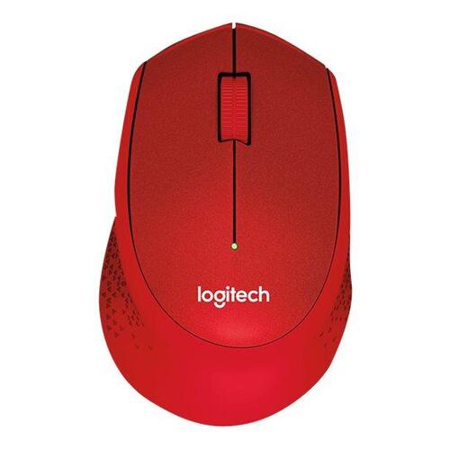 Trådløs mus Logitech M330 Silent Plus – rød