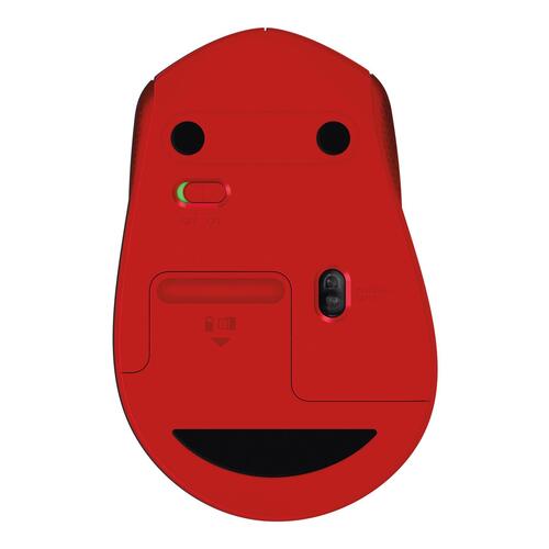 Trådløs mus Logitech M330 Silent Plus – rød