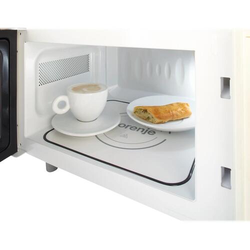 Mikrobølgeovn med grill – Gorenje Classico MO4250CLI, 20 l, elfenben