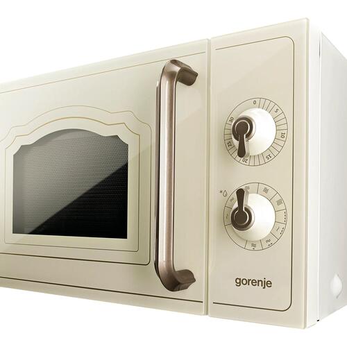 Mikrobølgeovn med grill – Gorenje Classico MO4250CLI, 20 l, elfenben