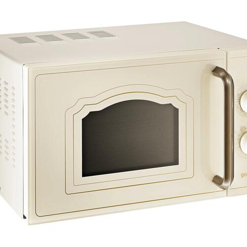 Mikrobølgeovn med grill – Gorenje Classico MO4250CLI, 20 l, elfenben