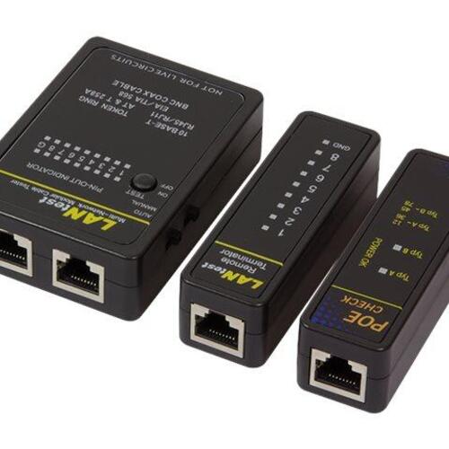 Netværkstester med PoE finder – LogiLink (kobber)