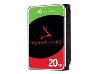 Harddisk Seagate IronWolf Pro 20 TB 3,5" SATA 6 Gb/s 7200 rpm - Factory Refurbished