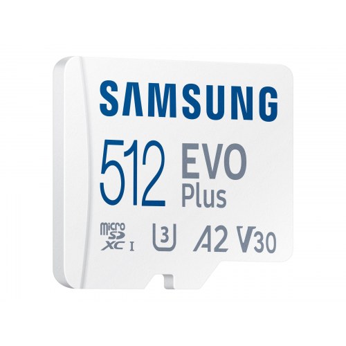 Hukommelseskort microSDXC 512 GB – Samsung EVO Plus (130 MB/s)