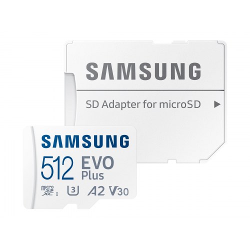 Hukommelseskort microSDXC 512 GB – Samsung EVO Plus (130 MB/s)