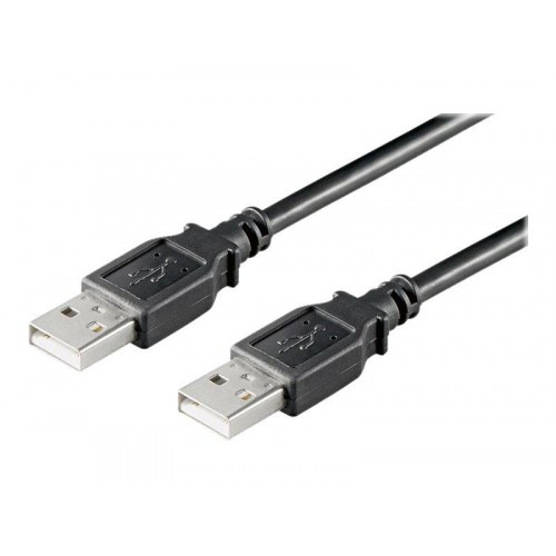 USB-kabel USB 2.0 3 m – Goobay – han til han, sort