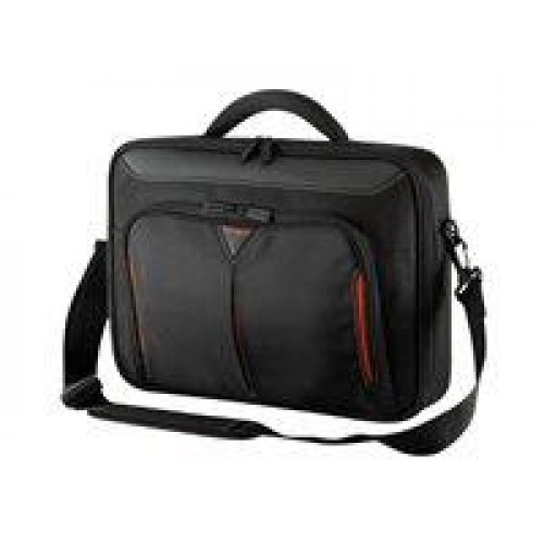 Computertaske Targus Classic+ 15,6" – polyester, sort/rød