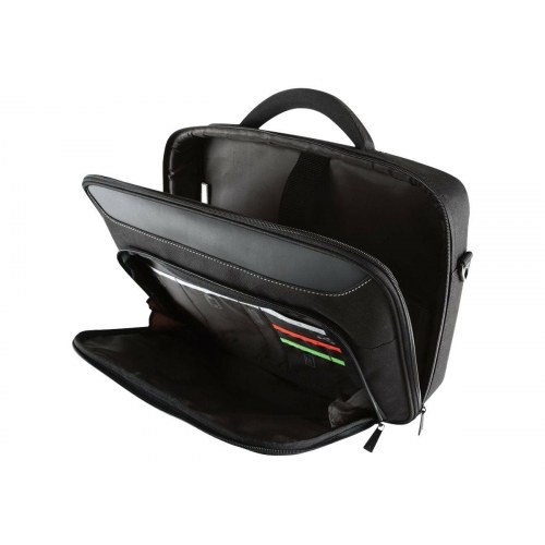 Computertaske Targus Classic+ 15,6" – polyester, sort/rød