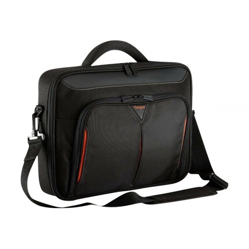 Computertaske Targus Classic+ 15,6" – polyester, sort/rød