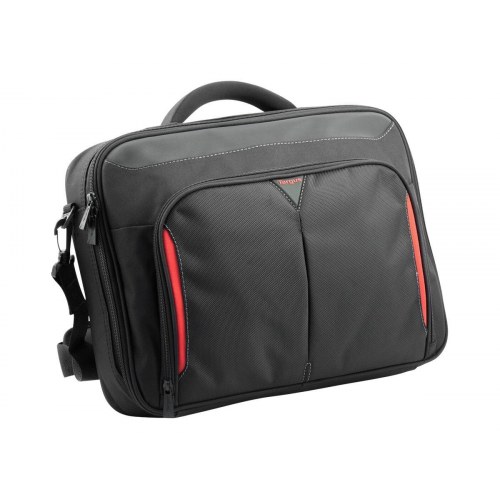 Computertaske Targus Classic+ 15,6" – polyester, sort/rød