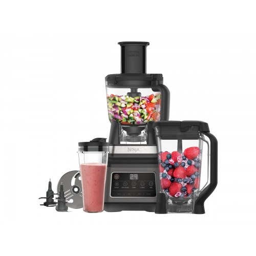Foodprocessor Ninja Auto-iQ BN800EU 2,1 l – sort/sølv