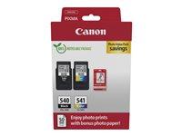 Blækpatroner med fotopapir Canon PG-540/CL-541 - sort + farve billede