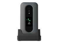 Doro Leva L31 4G klaptelefon 2,8" - sort/hvid