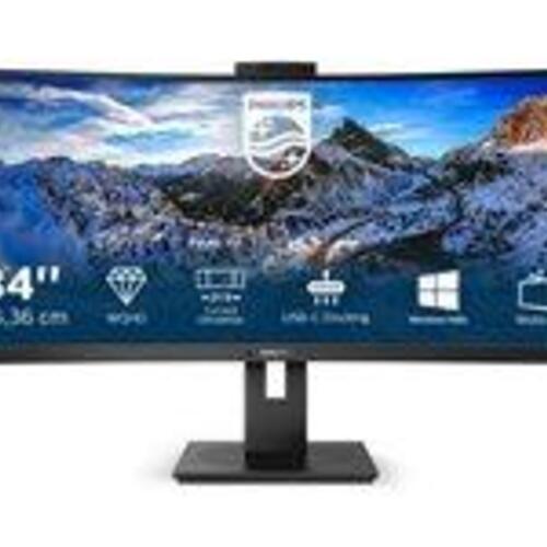 Skærm 34" Philips P-line buet WQHD 100 Hz USB-C