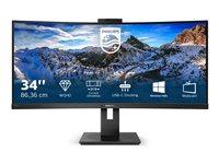 Skærm 34" Philips P-line buet WQHD 100 Hz USB-C