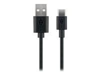 USB-C kabel 2 m - Goobay USB 2.0, sort billede