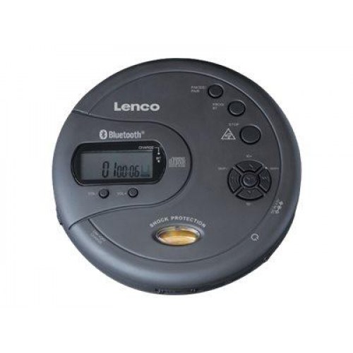 CD-afspiller med Bluetooth – Lenco CD-300 (sort)