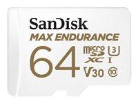 Hukommelseskort microSDXC 64 GB – SanDisk Max Endurance 100 MB/s