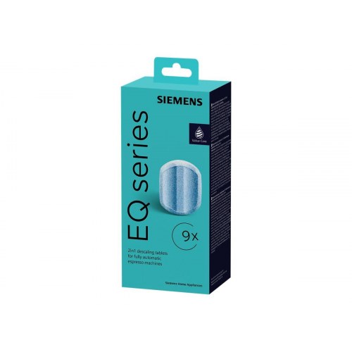 Afkalkningstabletter Siemens TZ80032A – til kaffemaskine (9 stk.)