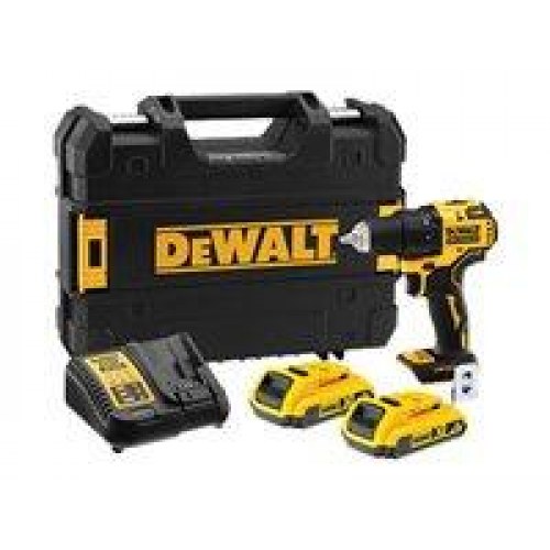 Boremaskine akku DeWALT DCD708D2T-QW 18 V med 2 batterier