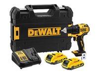 Boremaskine Akku Dewalt Dcd708d2t Qw 18 V Med 2 Batterier