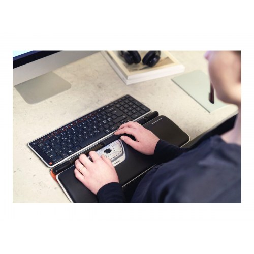 Ergonomisk mus Contour RollerMouse Red Plus – sort/sølv