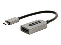 HDMI adapter USB-C til HDMI 4K60 - StarTech.com - 13 cm - grå billede