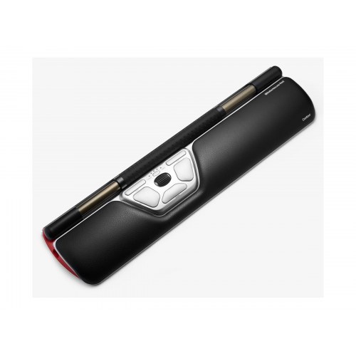 Ergonomisk mus – Contour Design RollerMouse Red, trådløs Bluetooth, sort/sølv