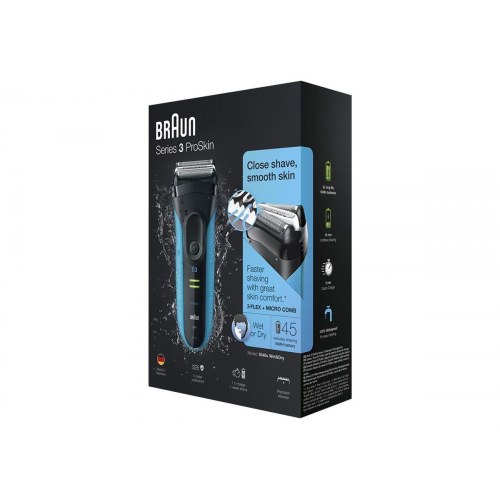 Barbermaskine Braun Series 3 3040s Wet & Dry