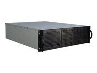 Rack-kabinet 3U ATX - Inter-Tech IPC 3U-30240, sort billede
