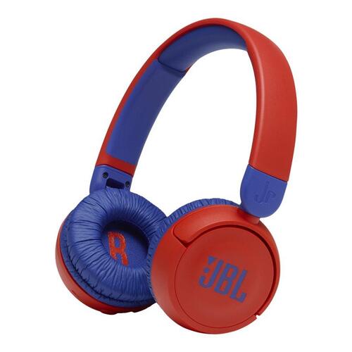 Trådløse hovedtelefoner JBL Jr310BT – blå/rød (på øret)