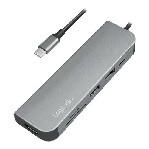 USB-C dockingstation – LogiLink multifunktionshub med HDMI