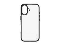 CARE by PanzerGlass - Bagsidecover til mobiltelefon - flagskib - MagSafe-kompatibilitet - polykarbonat, termoplastisk polyuretan (TPU) - sort - for Apple iPhone 16