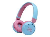 Trådløse hovedtelefoner JBL Jr310BT – blå/lilla (børn)