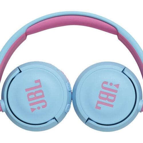 Trådløse hovedtelefoner JBL Jr310BT – blå/lilla (børn)